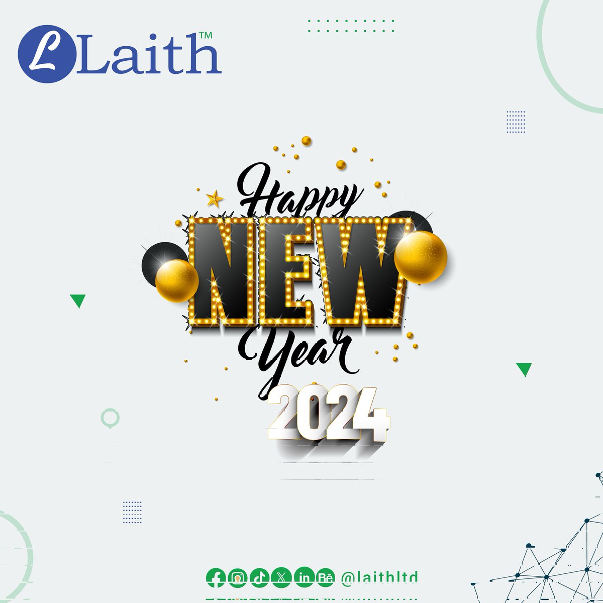 laithcreative's tweet photo. Wishing everyone a year ahead filled with joy, success, and unforgettable moments! 🎊
Let's embrace new beginnings, set exciting goals, and create beautiful memories together in 2024. 
Here's to Laith and everyone making this journey extraordinary!
#happynewyear  #LaithCompanies https://t.co/D74qlLFBrG