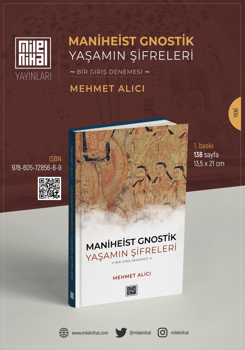 Din, inanç, kültür ve mitoloji alanındaki yayınlarıyla önce çıkan MilelNihal'den yeni kitap. Kadim İran inanç tarihinin önemli figürü Mani'nin öğretisine dair. ...