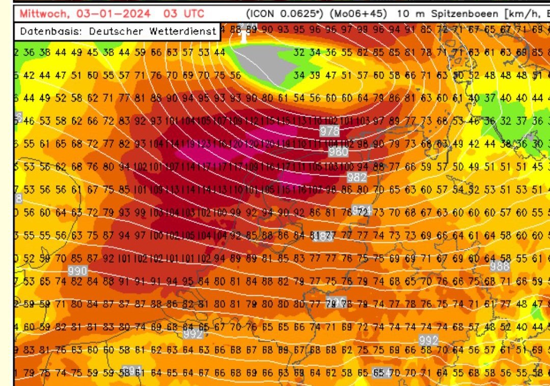 MeteoRoodescho1's tweet image. Morgenacht #onstuimig  langs de Noordkust kans op #storm en #zeer zware #windstoten