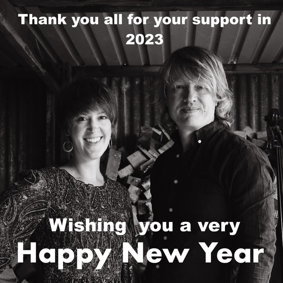 It was an incredible year 2023 we feel very lucky that you guys have been with us every step of the way. gigs, the livestreams, the festivals and, of course, the brand new third album 'Away Beyond The Fret'. Wishing you all a very Happy New Year with bear hugs from both of us X