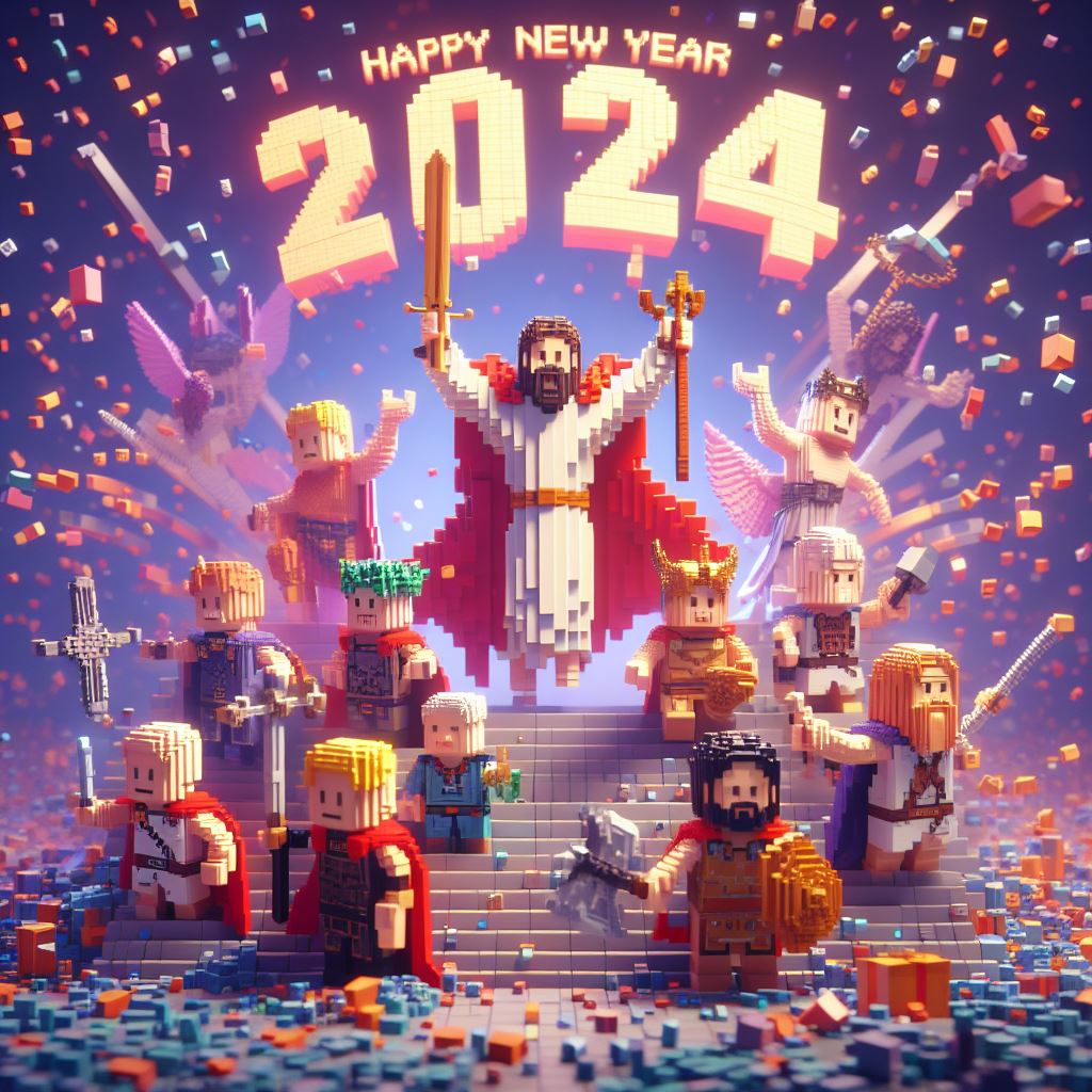 32voxstudio's tweet photo. Wishing you a Happy New Year filled with endless creativity and joy from  32voxstudio! 🎉 
#HappyNewYear #VoxelArt #TheSandbox #sandfam #voxedit https://t.co/3wtQOQJQXH