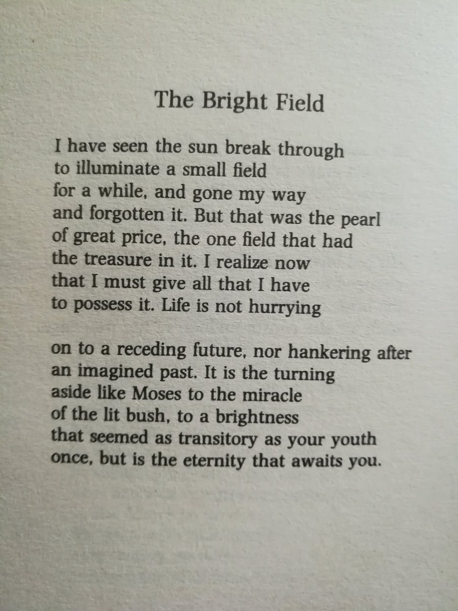 We will be looking at poems such at RSThomas The Bright Field - described as ' a ghost sonnet' in my sonnets workshop.  Come and join me and explore how to use form to your advantage.  #zoomworkshop 
ticketsource.co.uk/cheltenhampoet…