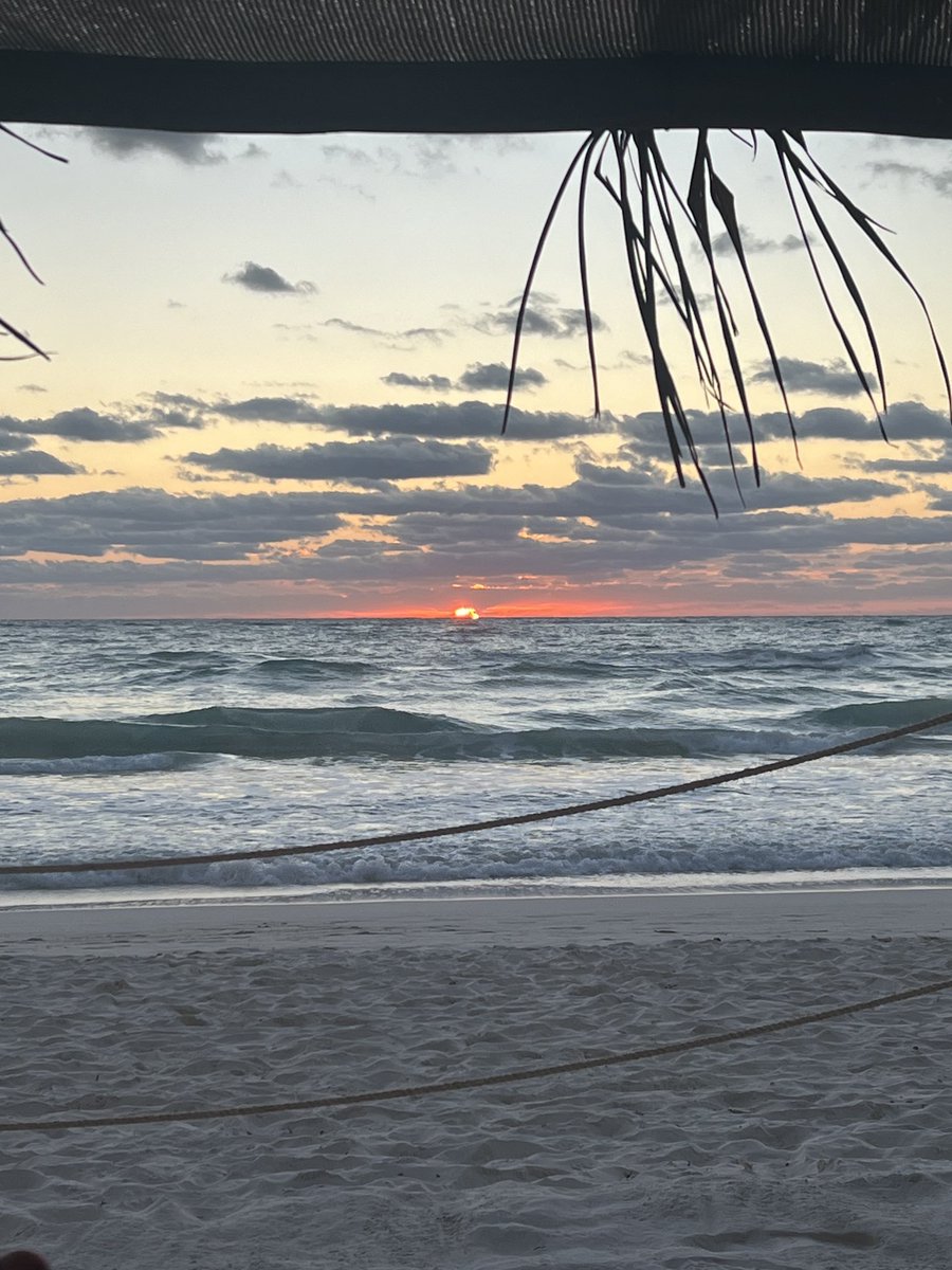 First sunrise of 2024 from Tulum. Happy New Year!