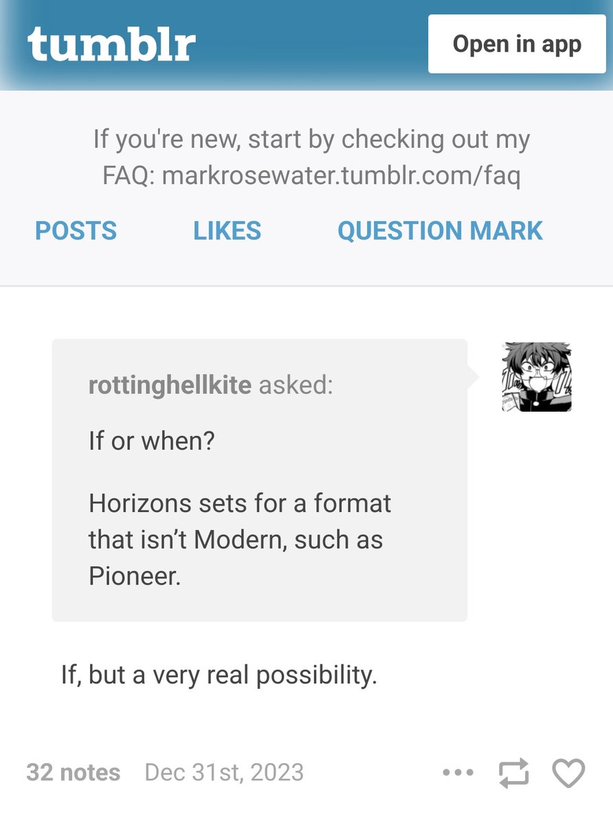 For the love of god, please do not make Pioneer Horizons. 🤮🤮🤮🤮🤮🤮🤮 #mtg