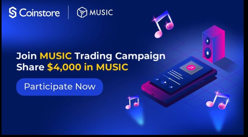 ConJoex's tweet photo. Last call to join the MUSIC Trading Campaign symphony! π Trade $MUSIC on CoinStore to chase the grand prize of 4,000 USDT in MUSIC. Subscribe π https://t.co/hPP39tyICz, trade Campaign finale from Dec 26 to Jan 2 (UTC+8). #CryptoFinale #MUSIC π https://t.co/hvl8bQF6BS