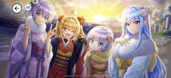 ◀理想の晴れ着   ▶︎実際の晴れ着 