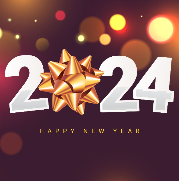 Happy New Year! Wishing you all a prosperous and joyful year ahead. May this year bring you good health, happiness, and success. Let's make 2024 a year to remember!