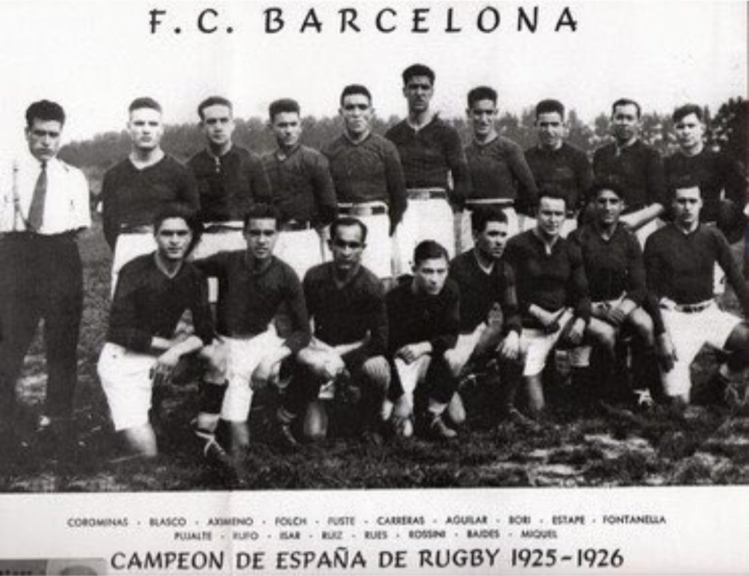 RUGBY BARÇA 21/9/1924 AVRFCB tweet media