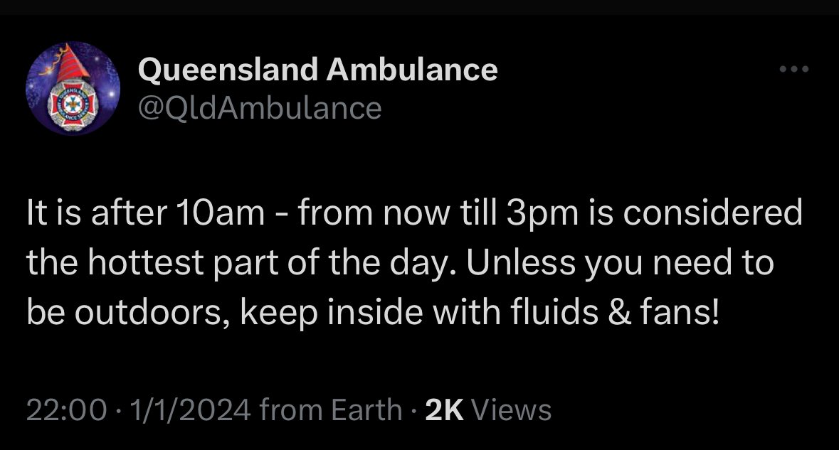 Apparently 10am Queensland time is the same as 10pm Sydney time