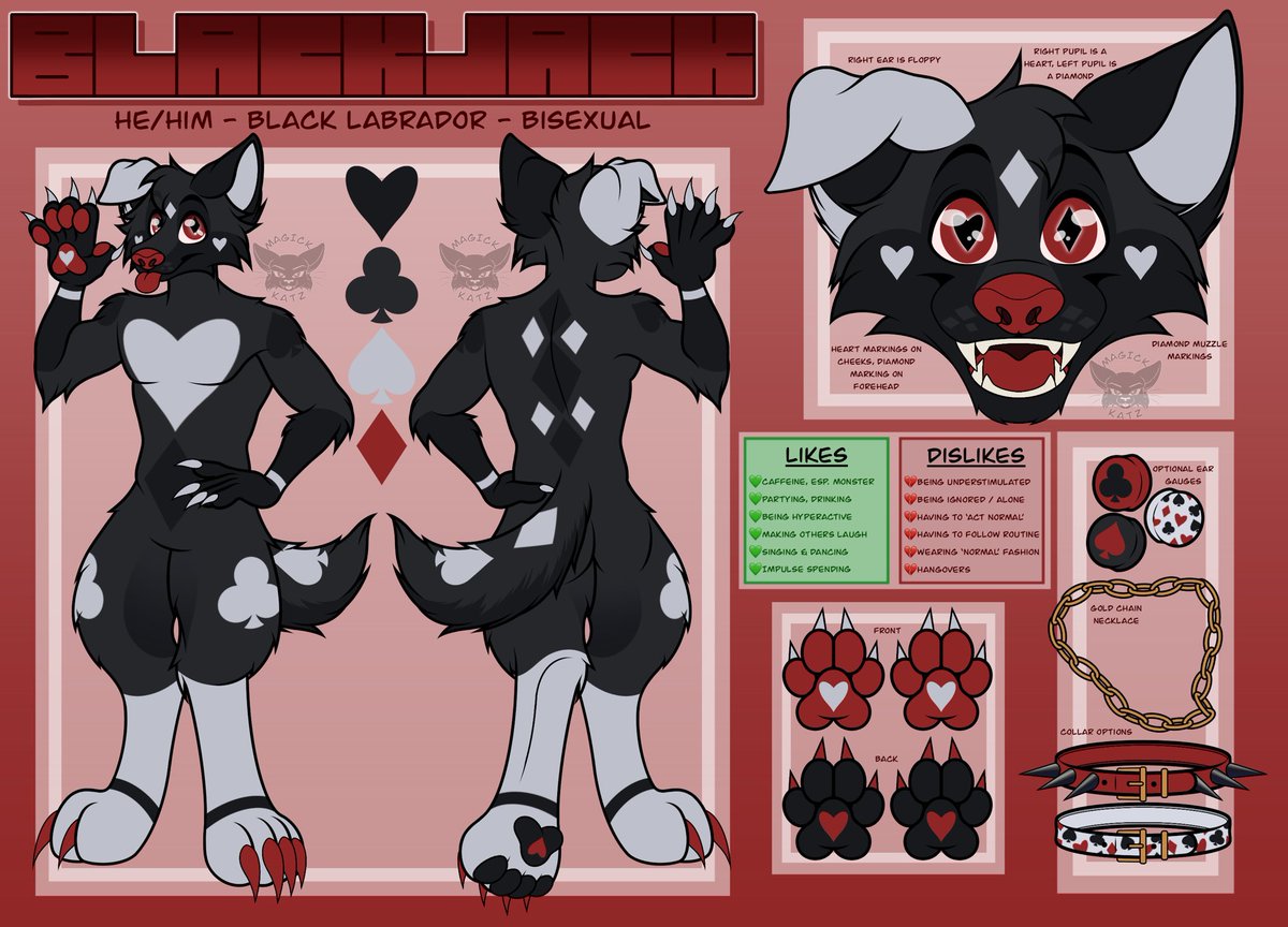 🖤💜Jack💜🖤 They/Them🏳️⚧️ (@magickkatz) on Twitter photo New Year, New Pinned 🥳
Hi, I’m Jack / Kat! I’m a 22-year-old NB artist, based in England, and I use They/Them pronouns. I’m disabled and neurodivergent 💛💜🤍🖤
🐶Fursuiting Acc:
<a href="/Puppy_Blackjack/">♦️♠️Blackjack♣️♥️</a>
🎨Comm Info & Other Socials:
magickkatz.carrd.co New Year, New Pinned 🥳
Hi, I’m Jack / Kat! I’m a 22-year-old NB artist, based in England, and I use They/Them pronouns. I’m disabled and neurodivergent 💛💜🤍🖤
🐶Fursuiting Acc:
<a href="/Puppy_Blackjack/">♦️♠️Blackjack♣️♥️</a>
🎨Comm Info & Other Socials:
magickkatz.carrd.co