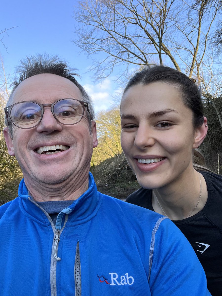 Happy new year from Derbyshire..morning run with my Niece 😫