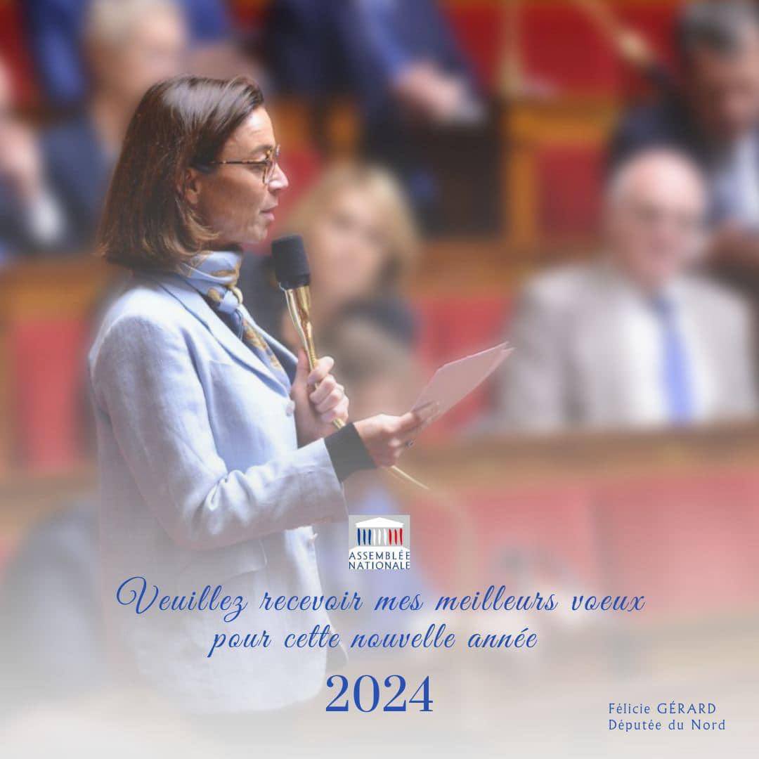Je vous souhaite une très belle année 2024 et vous adresse tous mes vœux de santé, de paix et de bonheur 🕊️