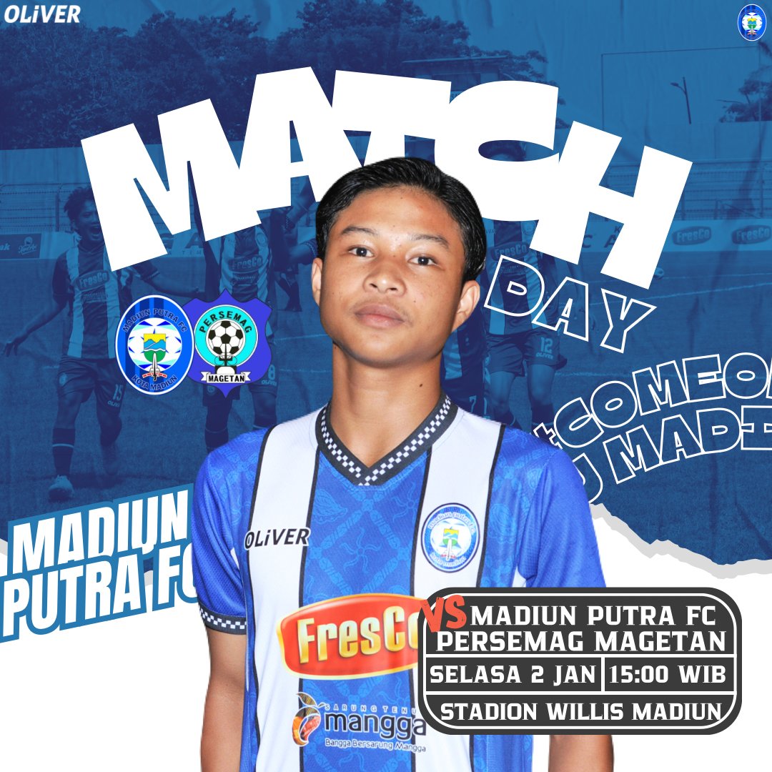 Ujicoba terakhir sebelum bertolak ke Jember. GRATIS.

Come On You Madiun. 🔵⚪

#MadiunPutra #GreatBullBoys #TheMadMania #OliverApparel #MPFCday