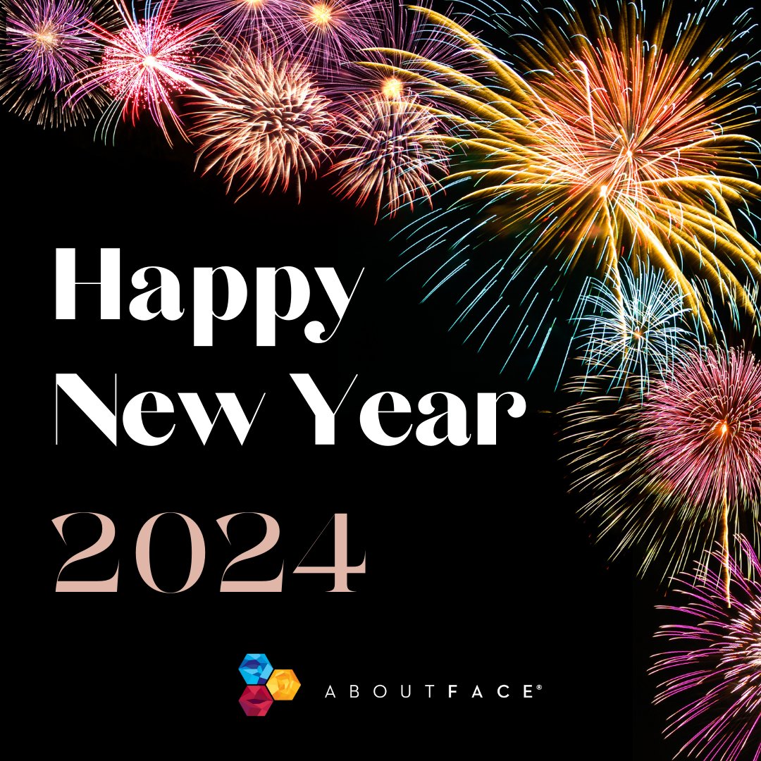 AboutFace wishes everyone a very happy new year! May 2024 bring you and yours all the best. 

#NewYear #HappyNewYear #FacialDifference