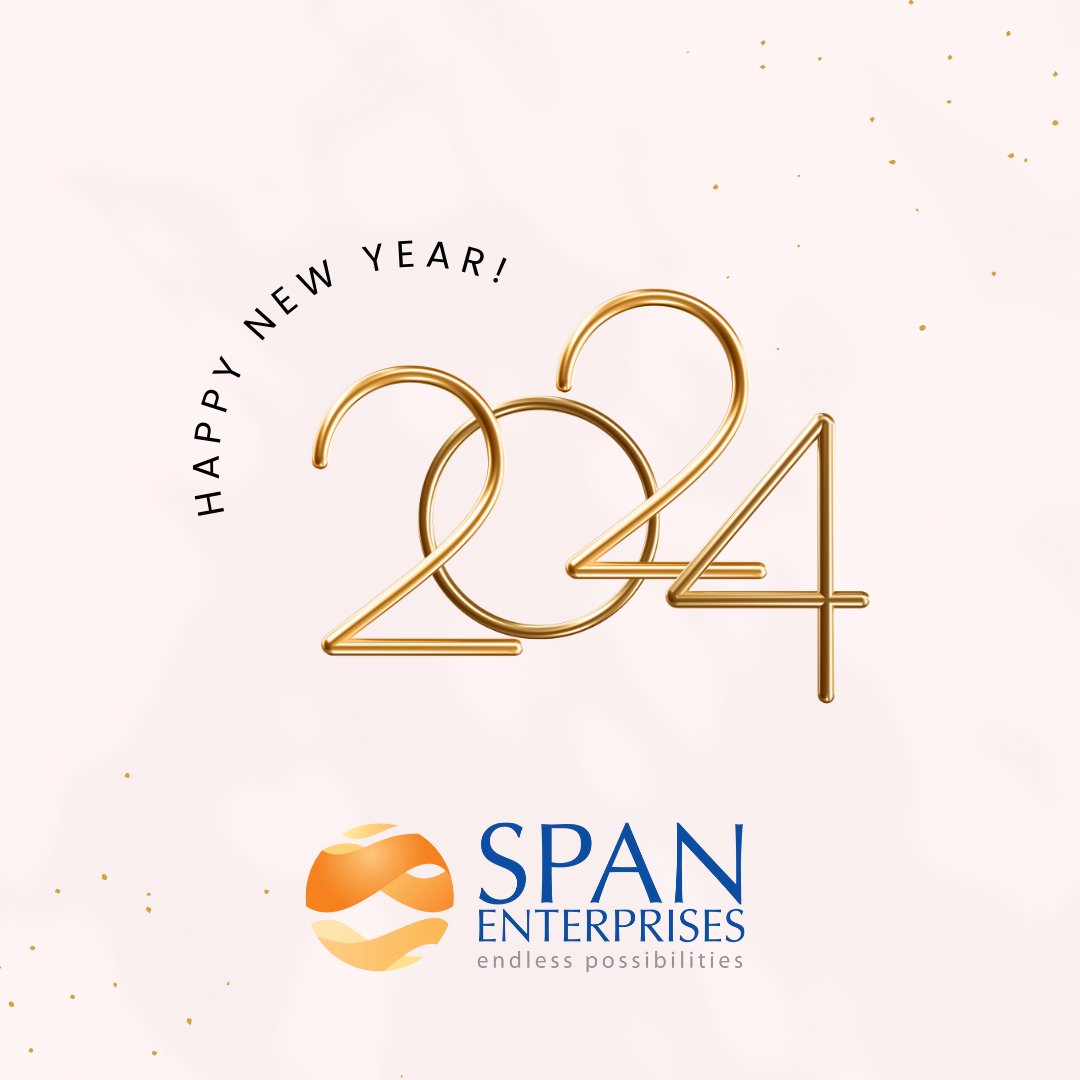 The Team at SPAN Enterprises wishes you a Happy New Year!

We will be out of the office today spending time with our loved ones and observing the holiday.

We wish you an amazing holiday and year to come!

#HappyNewYear #2024 #NewYearsDay