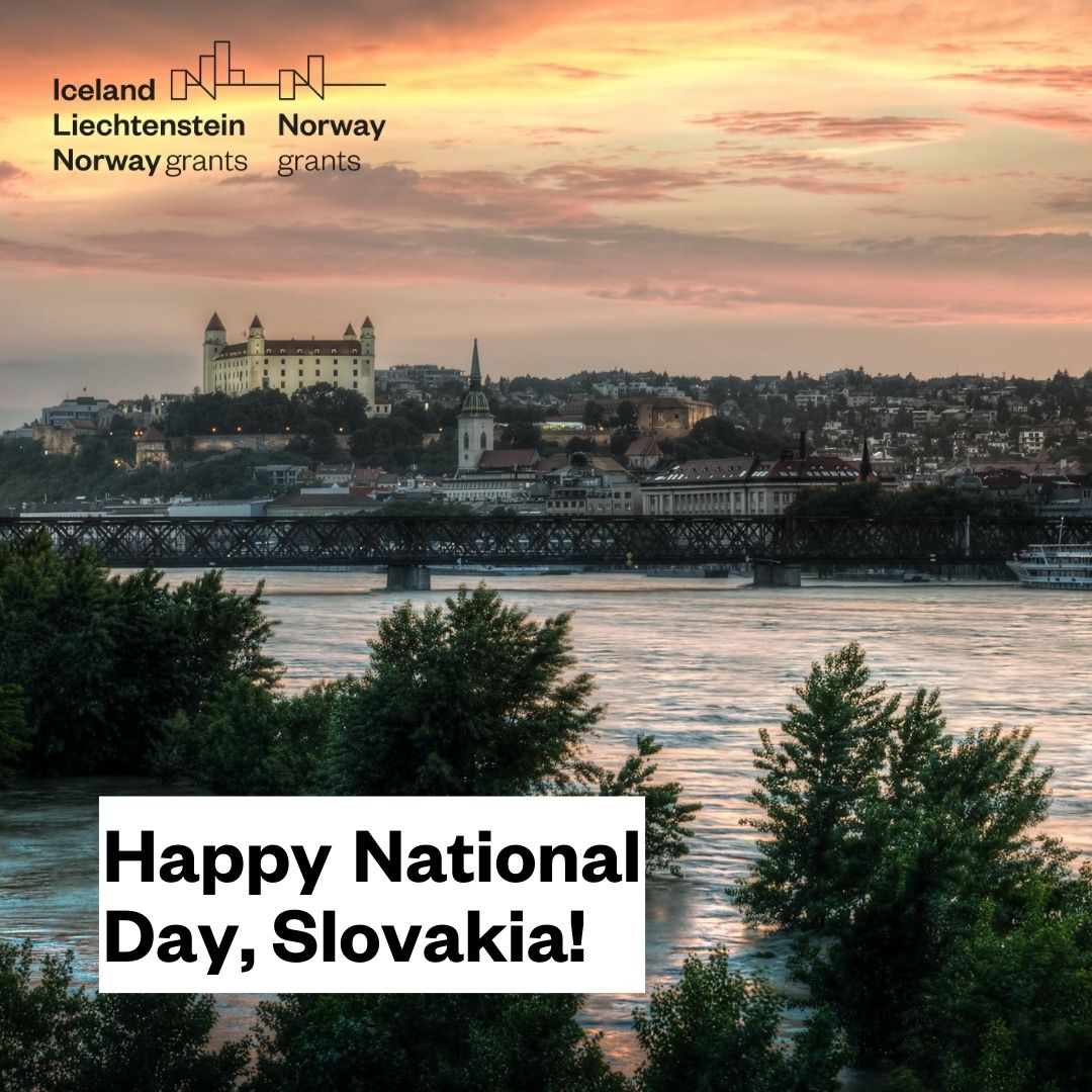 Happy National Day, #Slovakia! 🇸🇰🎉 Today, let's toast to this beautiful country's rich history, vibrant culture, and warm-hearted people. Na zdravie! 🥳 Learn more about the work of the #EEANorwayGrants in Slovakia: ➡️ bit.ly/3gHut7z