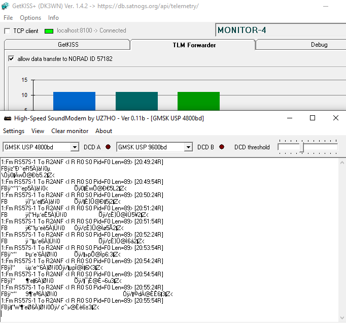 Jutahariadi's tweet photo. MONITOR-4 over Bali, 2024-01-01, 12:55 UTC.
11 packets decode, not received code / password .
#MONITOR4 #SPACEP https://t.co/S2vuPuxLH6