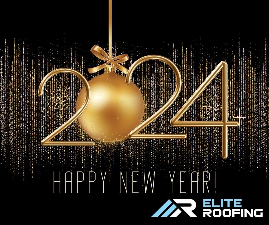 Raise the roof, it's a new year and Elite Roofing is here to wish you a year full of safety, joy, and no leaky moments! 🎉💫 Let your dreams soar higher than ever before! Happy New Year, friends! ✨🌟 #NewYearVibes #EliteRoofing #HappyNewYears #RaisingTheRoof