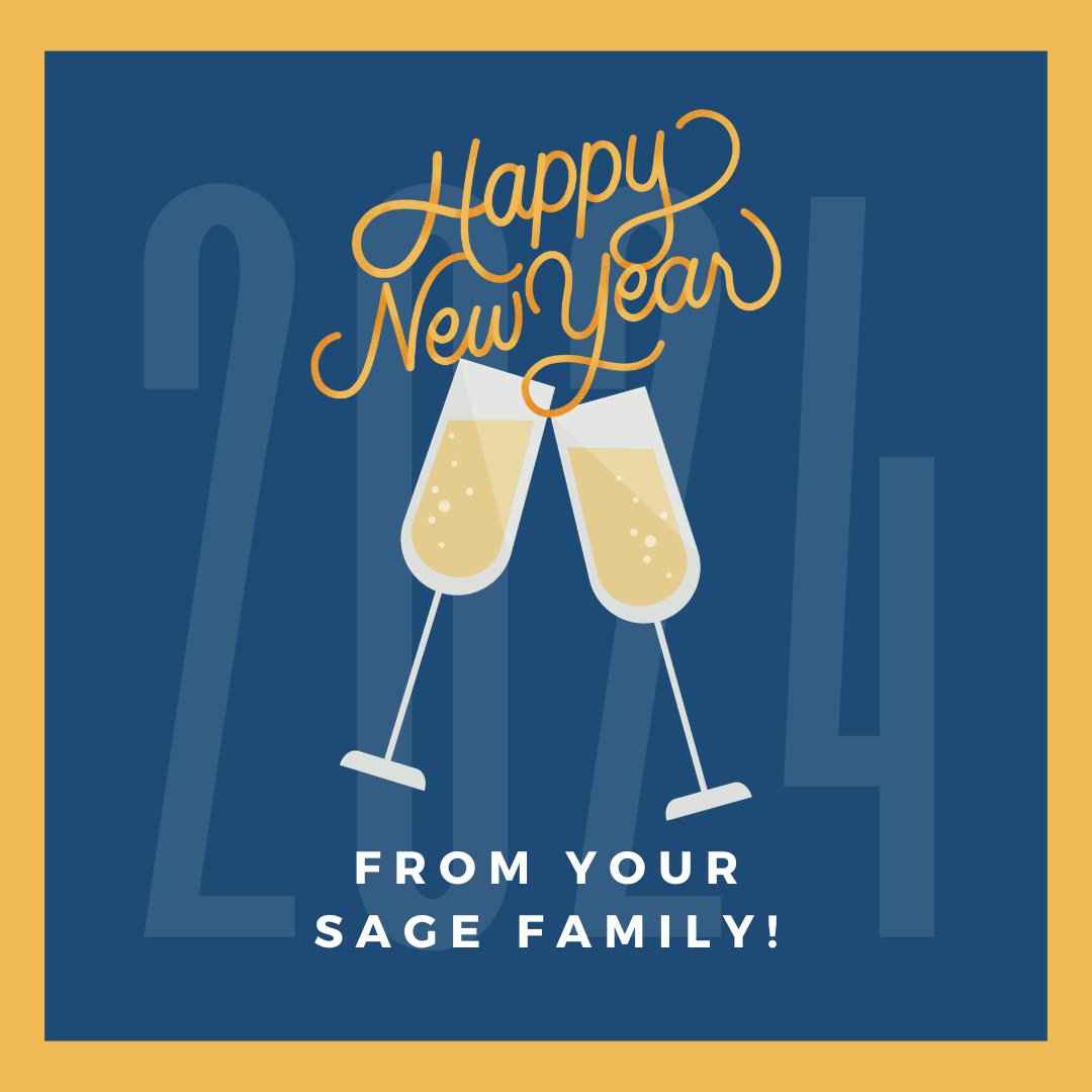 Happy New Year from SAGE! Thank you to our staff, volunteers, and community who helped support and uplift LGBTQ+ elders this year. Here's to another wonderful year!