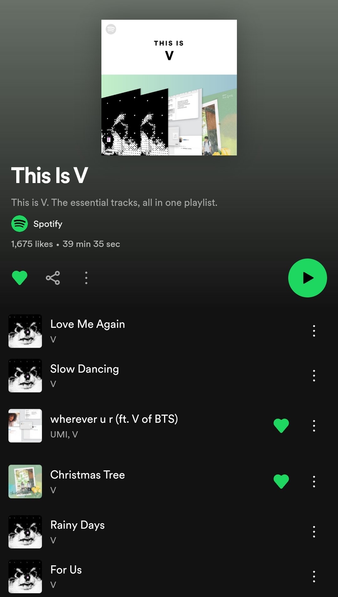 V  Spotify