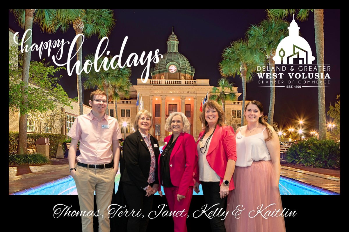 Sending wishes from your Chamber Team for a very Happy Holiday season to all! It has been a wonderful year thanks to our members, partners, and supporters - we couldn't be more grateful for you!
#134YearsStrong