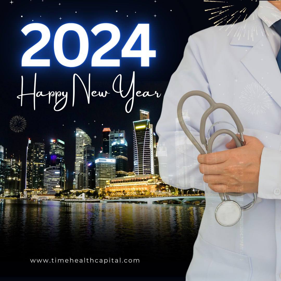 TimeHealthCap's tweet image. Ringing in the New Year with Health and Prosperity! 🎉 We combine the precision of medicine with the vision of investment to foster a healthier, more prosperous future. Here's to a 2024 filled with breakthroughs and growth. Happy New Year from our family to yours! 🌟