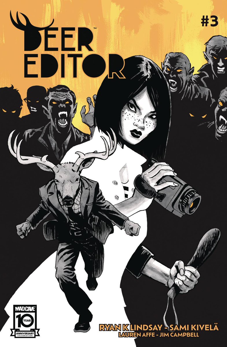 Did you know that ALL 3 ISSUES of the excellent DEER EDITOR by @ryanklindsay, @sami_kivela, @laurenaffe and Jim Campbell are up for pre-order RIGHT NOW?! Perfect for fans of Blacksad and Brubaker/Phillips customer.comichub.com/Filters/Detail… customer.comichub.com/Filters/Detail… customer.comichub.com/Filters/Detail…