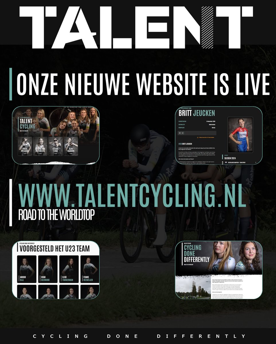 Onze nieuwe website is live!!!

Bezoek ons op talentcycling.nl

#rprstakeholdermanagers #EGP #CivilatHart #HRIntermediairs #A2i #Elvedes #Vermeulen #Vanderwerff #Klokhuijs #TalentCycling #womenscycling #CyclingDoneDifferently #DareToBeDifferent