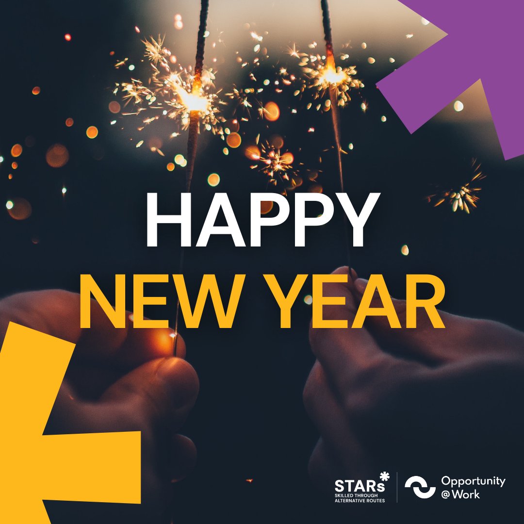 Here's to another great year of creating opportunities for our STARs (Skilled Through Alternative Routes). Happy 2024! #HireSTARs