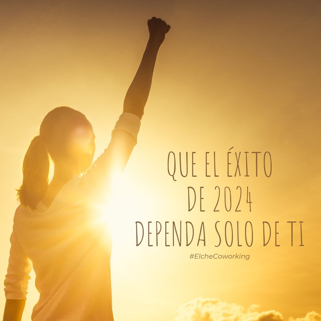 CoworkingElche's tweet photo. "Que el éxito de 2024 dependa solo de ti"

https://t.co/3w28SeggJz https://t.co/YY84Ls5QI4