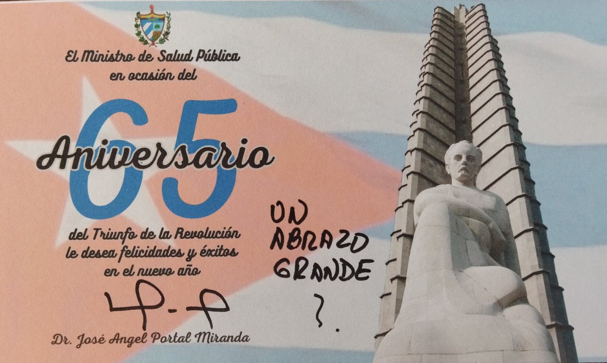 ¡Feliz 2024! En el 65 aniversario del triunfo de la Revolución, felicitamos a los trabajadores de la salud en #Cuba por su dedicación cotidiana y crecerse en tiempos tan difíciles. Juntos superaremos obstáculos en pos de mejorar la salud de nuestro pueblo. #CubaPorLaVida