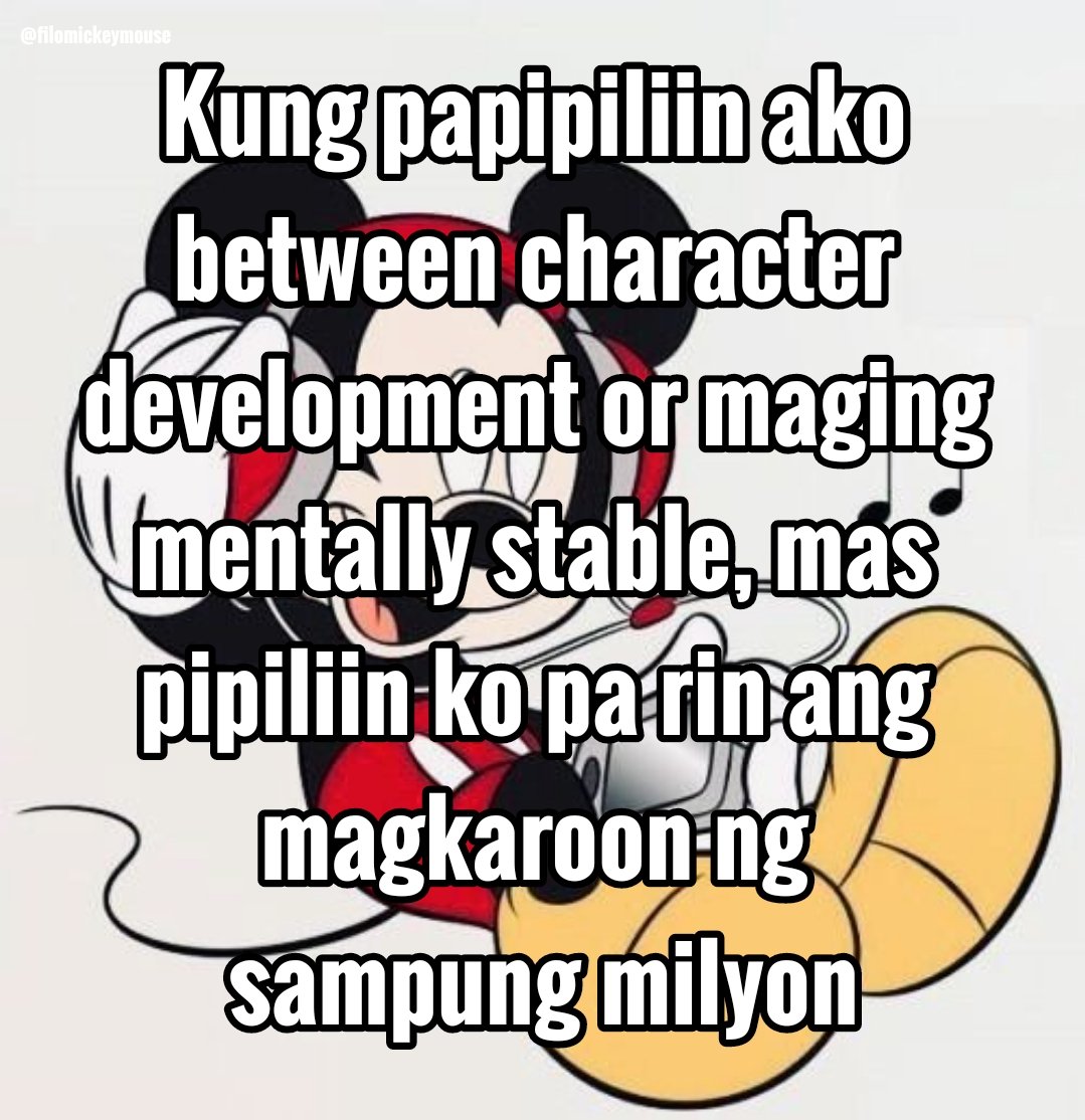 MICKEY MOUSE BUT PINOY tweet media