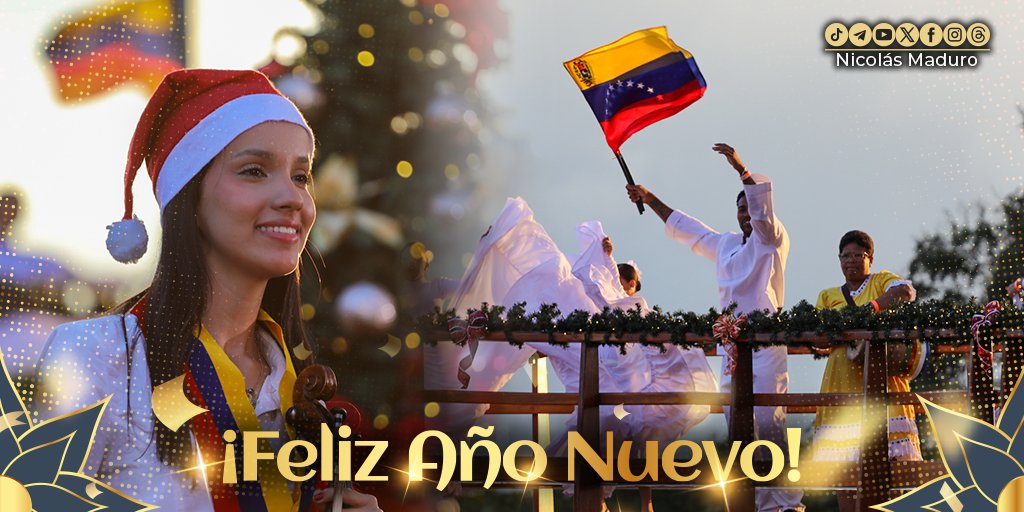 Iniciamos el 2024 cargados de un hermoso espíritu de unidad nacional, desde mi corazón le pido a Dios que siga bendiciendo nuestra tierra y a cada familia venezolana. A los amigos en el mundo, un gran abrazo en nombre del Pueblo Bolivariano, deseándoles que este sea un año de
