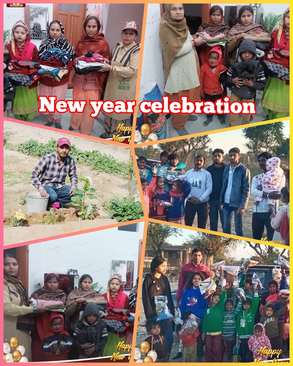 Dera Sacha Sauda followers started the New Year doing humanitarian work, inspired by Saint Dr.Gurmeet Ram Rahim Ji, they donated blood, planted saplings, distributed warm clothes, ration and sweets to the needy people. #WelcomeMSGBhandara Month #NewYearCelebrations