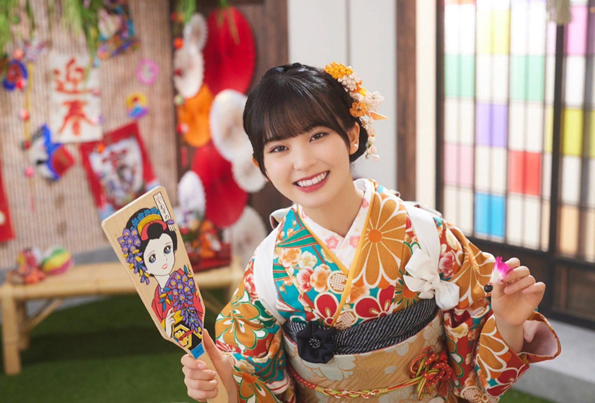 櫻坂46 遠藤理子 直筆サイン入り ユニエア チェキ