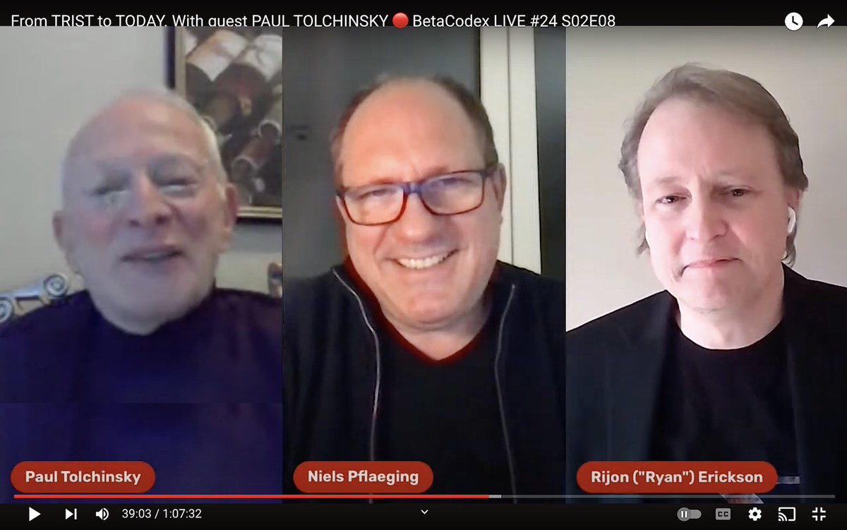 BetaCodex_INTL's tweet photo. In this episode of #BetaCodexLIVE, we cover the history and present state of organizational development, together with our wonderful guest, OD and #orgdesign pioneer Paul Tolchinsky. If you have not seen this yet: This is a must!
https://t.co/xn4jrsbAkL #betacodex https://t.co/SUjlNlqnto