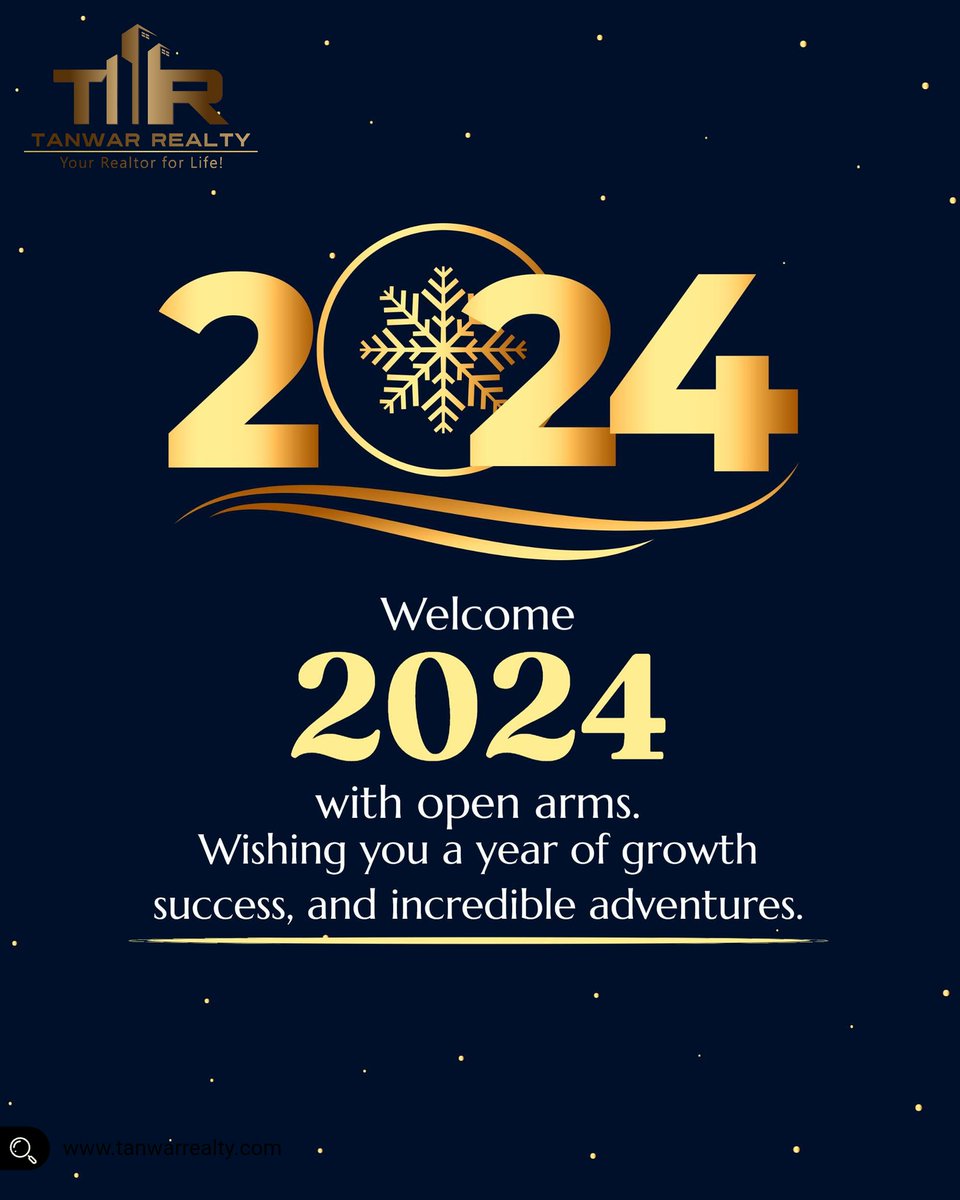 RealtyTanwar's tweet photo. Wishing everyone a splendid 2024! May this year bring forth prosperity, peace and wonderful health for all.

#HappyNewYear2024 https://t.co/lfWcvExZCu