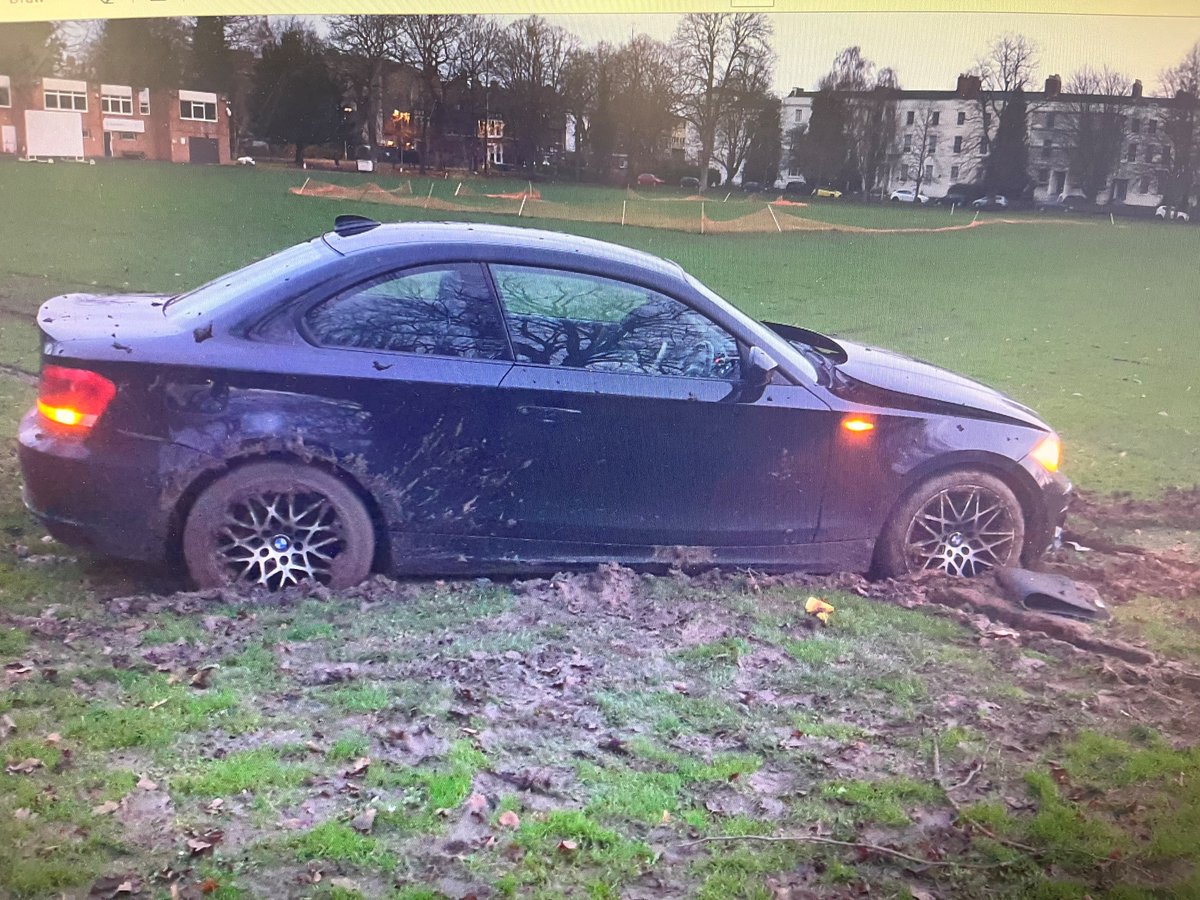 We are stumped as to why you'd do this. Another in custody for Drink Driving. Blew 86µ at the roadside. This one drove onto a cricket pitch then tried use his matts to get traction on his front wheels despite it being rear wheel drive. #alloutfor86 #howzat #fatal4 #pleasestopit