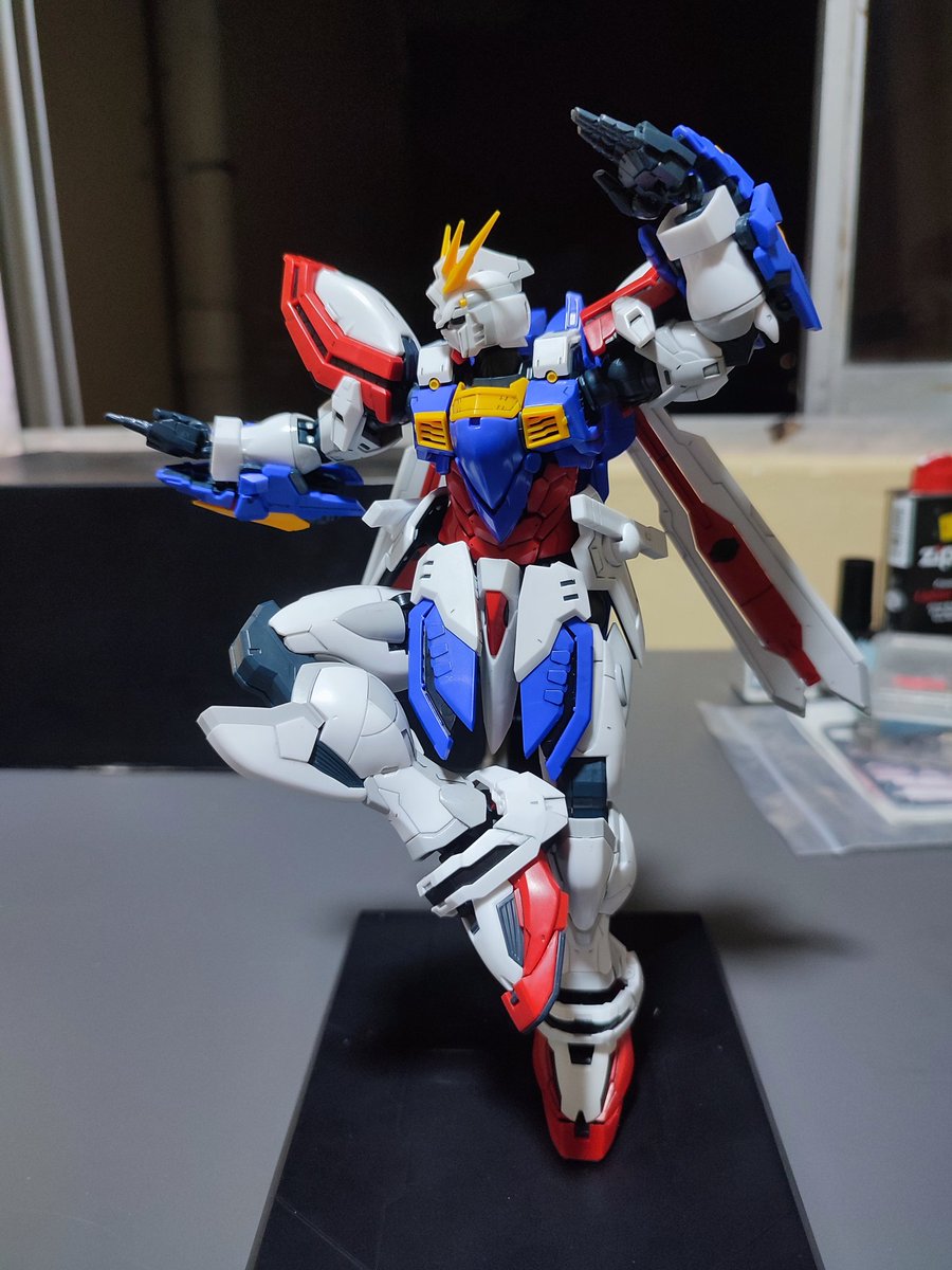 mf_yamato's tweet photo. Done and dusted.
Onto next project.
#Godgundam #gundam #modelkit #plastickit
#Gfighter https://t.co/hSqh5tLwnw