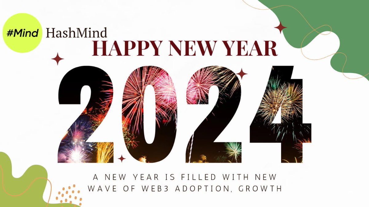 hashmindAI's tweet photo. 🧠👨‍💻HashMind  venture studio about to be bringing new waves with inventions and growth blocks in #Web3 space . 

💐✨✨Hashmind team Wishing you all #HappyNewYear2024 filled with cryptographic achievements 🚀🔗 https://t.co/QfPDXsMvLT