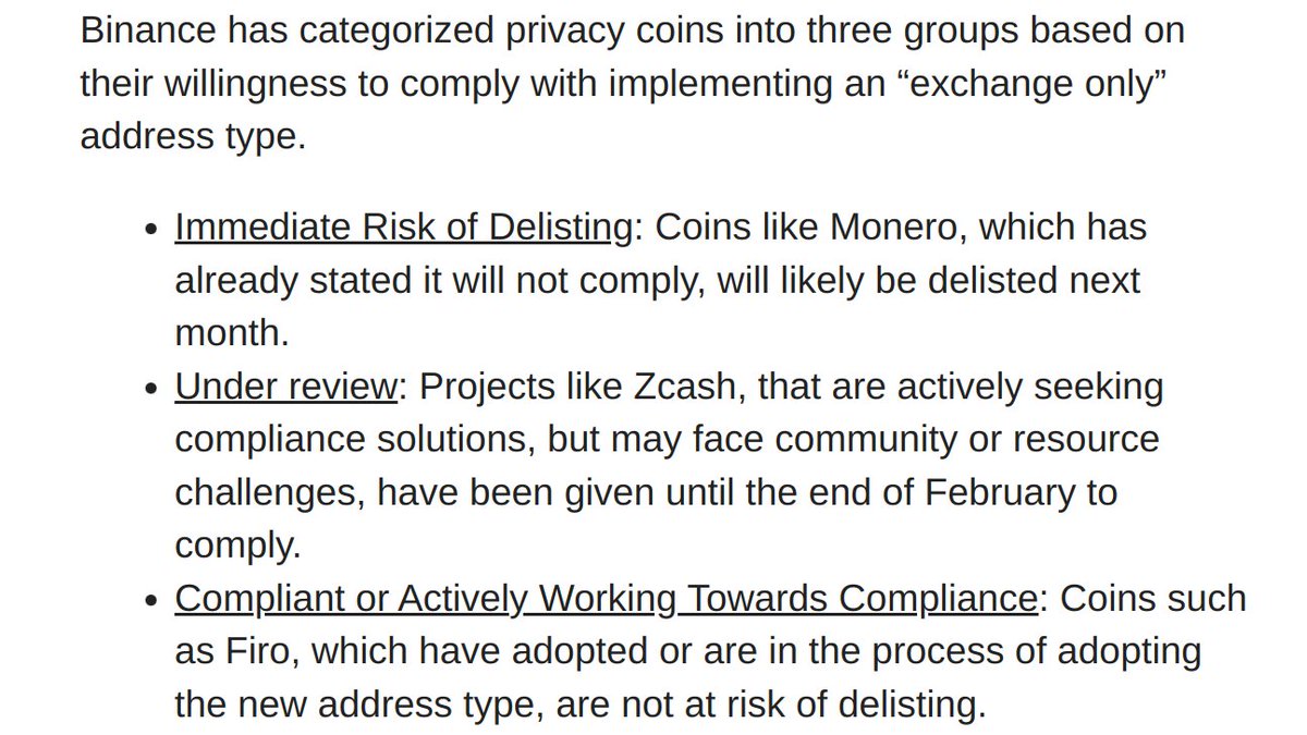 nikzh's tweet photo. The best Monero ad imaginable. Blockchains should either be transparent or fully private, there's no in between.

Just like Bitcoin miners censor OFAC addresses, Zcash miners may decide to censor all shielded transfers and still be rewarded. Monero miners don't have this option. https://t.co/XppCEnNCRD
