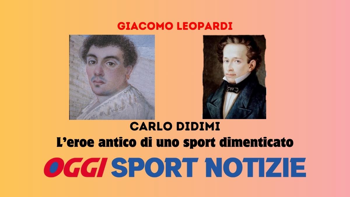Giacomo Leopardi, l'uomo che unì poesia e sport.

#CarloDidimi #GiacomoLeopardi #news #palloneconilbracciale #sportesalute

oggisportnotizie.it/2024/01/giacom…