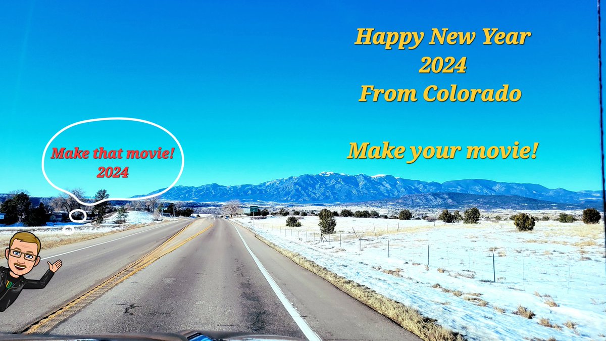 JeffMecomber's tweet photo. Have a great 2024! 
#makingmovies https://t.co/RuV7CTQD6M