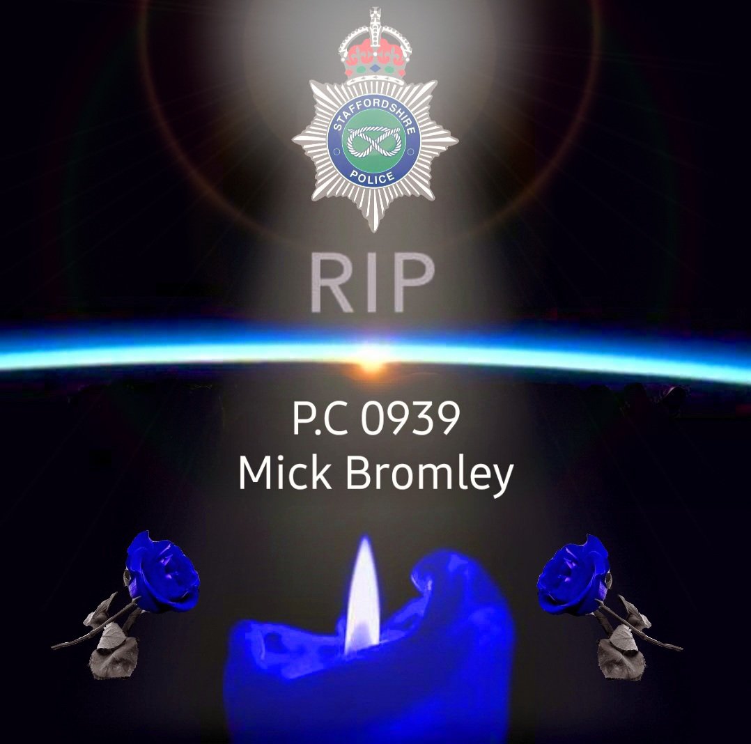 Really saddened to learn of the passing of PC Mick Bromley yesterday. Thoughts and prayers with Mick's family, loved ones, and the entire team🙏💙💙 @SStaffsPolice @StaffsPolice