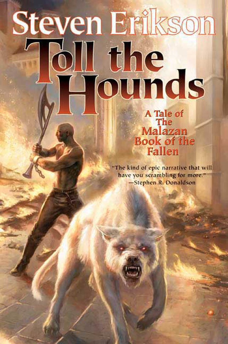 tallguyreads's tweet photo. Ringing in the New Year with the last 250 pages of “Toll the Hounds” by @erikson_steven…this series is just too damn good and this entry has to be right up there as one of my favorites that I’ve read so far 🎉⚔️🐾 https://t.co/lYTq4EnQUB