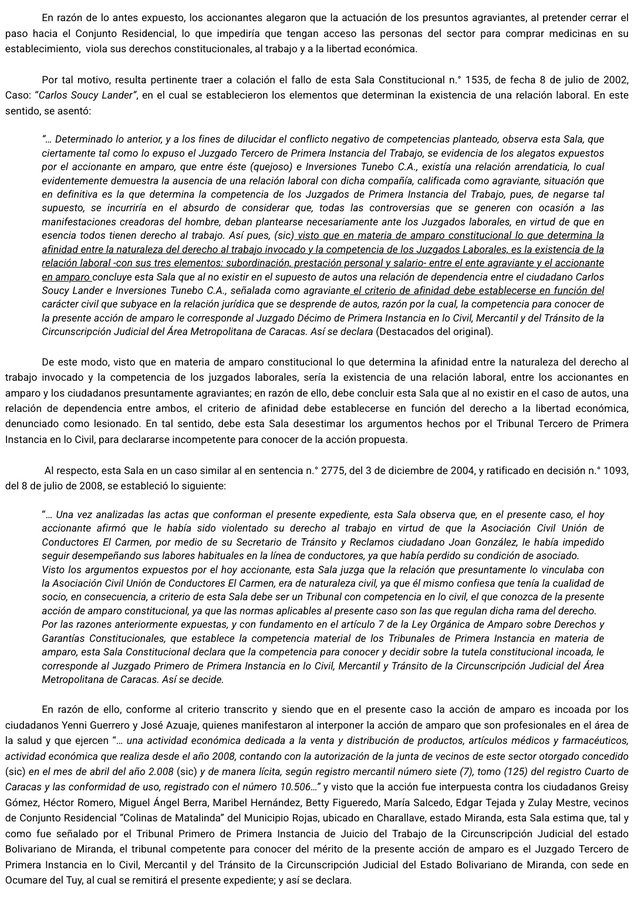 Democracia_2025's tweet photo. Sentencia N° 0589
Fecha 30/05/2023 
Sala Constitucional
TSJ

Elementos que determinan la existencia de una relación laboral. Amparo constitucional. 

Leer y guardar 

https://t.co/eG8VCOm6Jn https://t.co/YJFkLRhyYX
