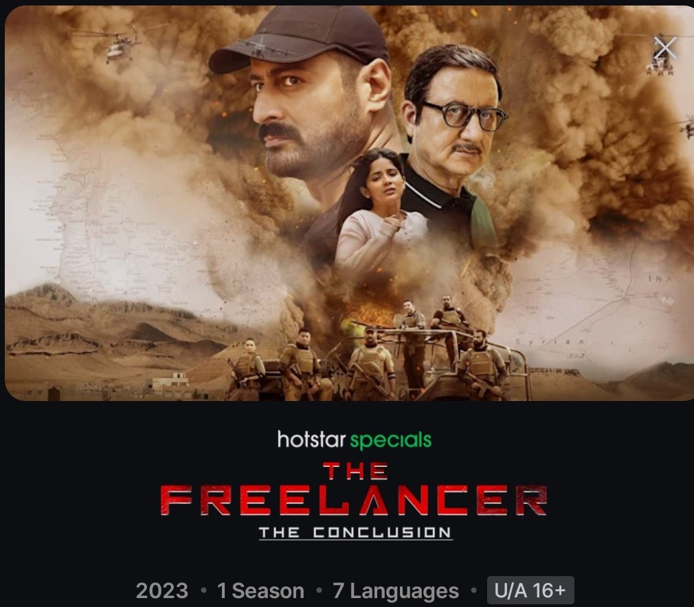 Worth for watching this webseries
👌 #Thefreelancer