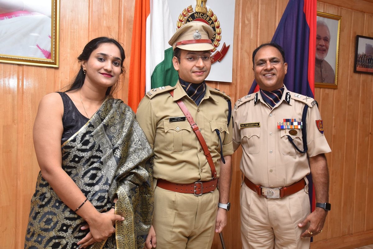 Honoring Excellence!

A momentous Pipping Ceremony at PHQ celebrated the elevation of Smt Varsha Sharma,IPS, to DIGP rank &amp; Sh Sunny Gupta, IPS, to SP Rank. DGP Sh Devesh Chandra Srivastva,IPS &amp; DIGP Sh Ajay Krishan Sharma, IPS led the ceremony joined by esteemed Senior Officers.