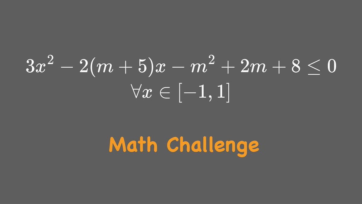 Determine The Domain Of m | Math Challenge 
#mathchallenge #mathtricks #trickymaths
youtu.be/jQ8qd3DHNHI?si… via @YouTube  @Apple  @GoodnotesApp