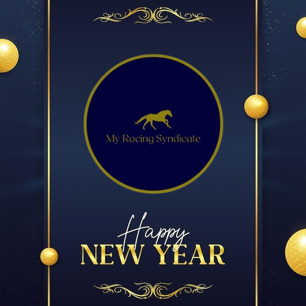 Wishing everyone a very Happy New Year ✨🥂. #HappyNewYear24 #horseracing #emiratesracing #MyRacingSyndicate